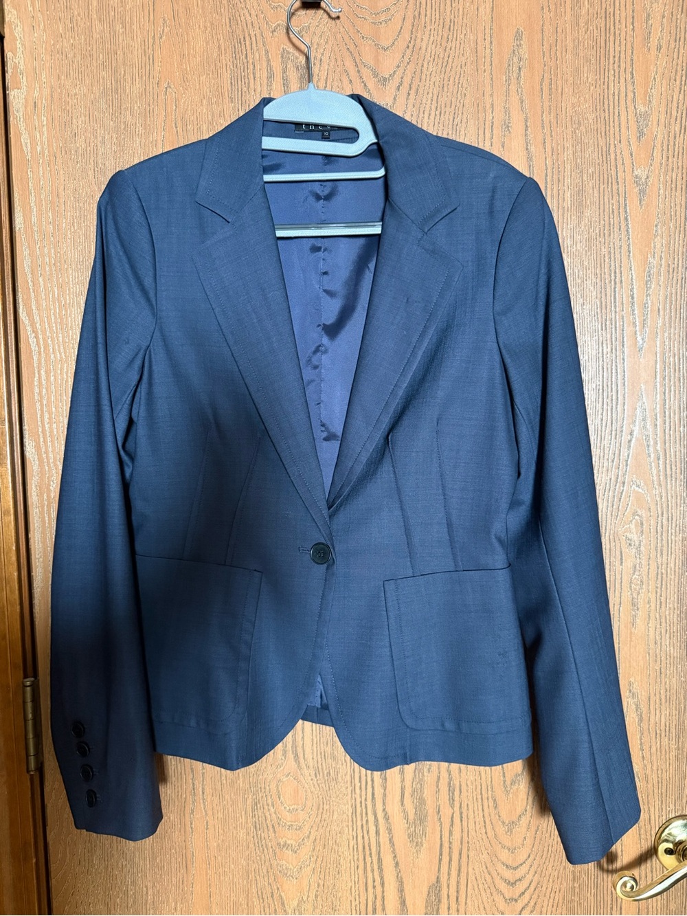 Theory Navy Women's Blazer Jacket